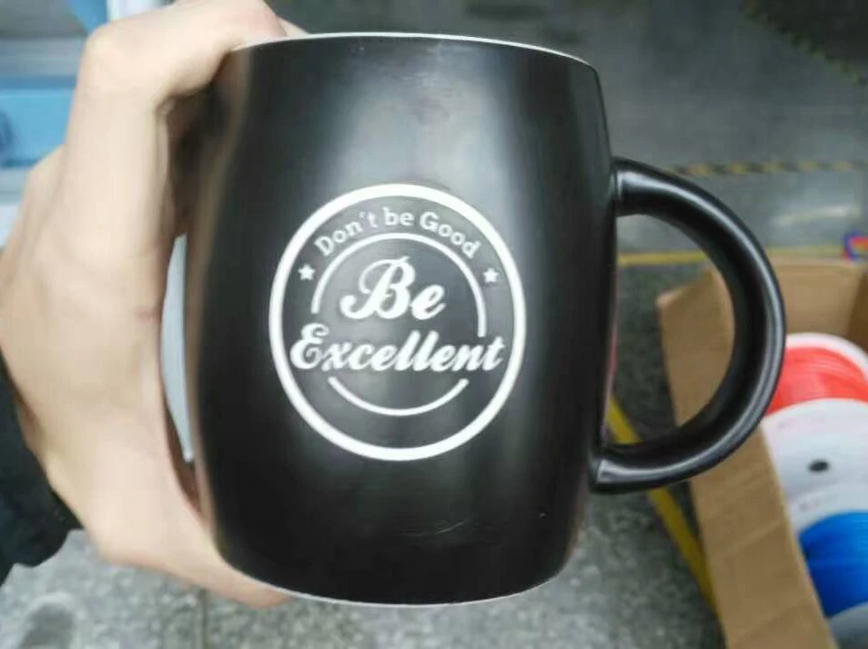 ceramic product laser engraving