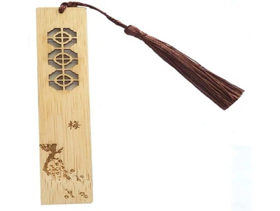 Bamboo bookmark laser machine manufacturing