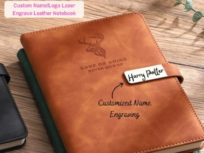 Laser engraving PU notebook cover Laser engraving PU notebook cover