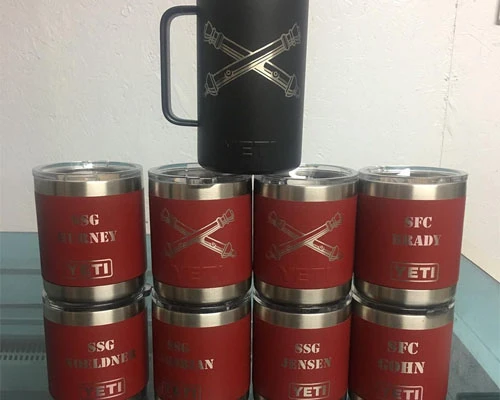 Fiber laser engraving on bottles Fiber laser engraving on bottles