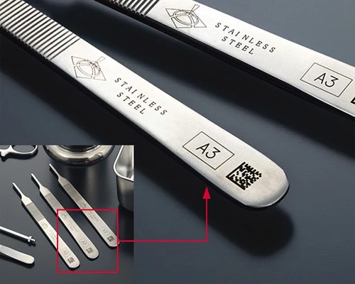 UV laser delicate marking on tool UV laser delicate marking on tool