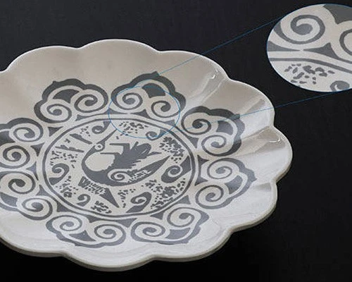 Pattern uv laser engraving on plate
