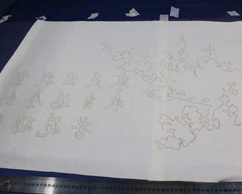 CO2 laser engraving on fabric CO2 laser engraving on fabric